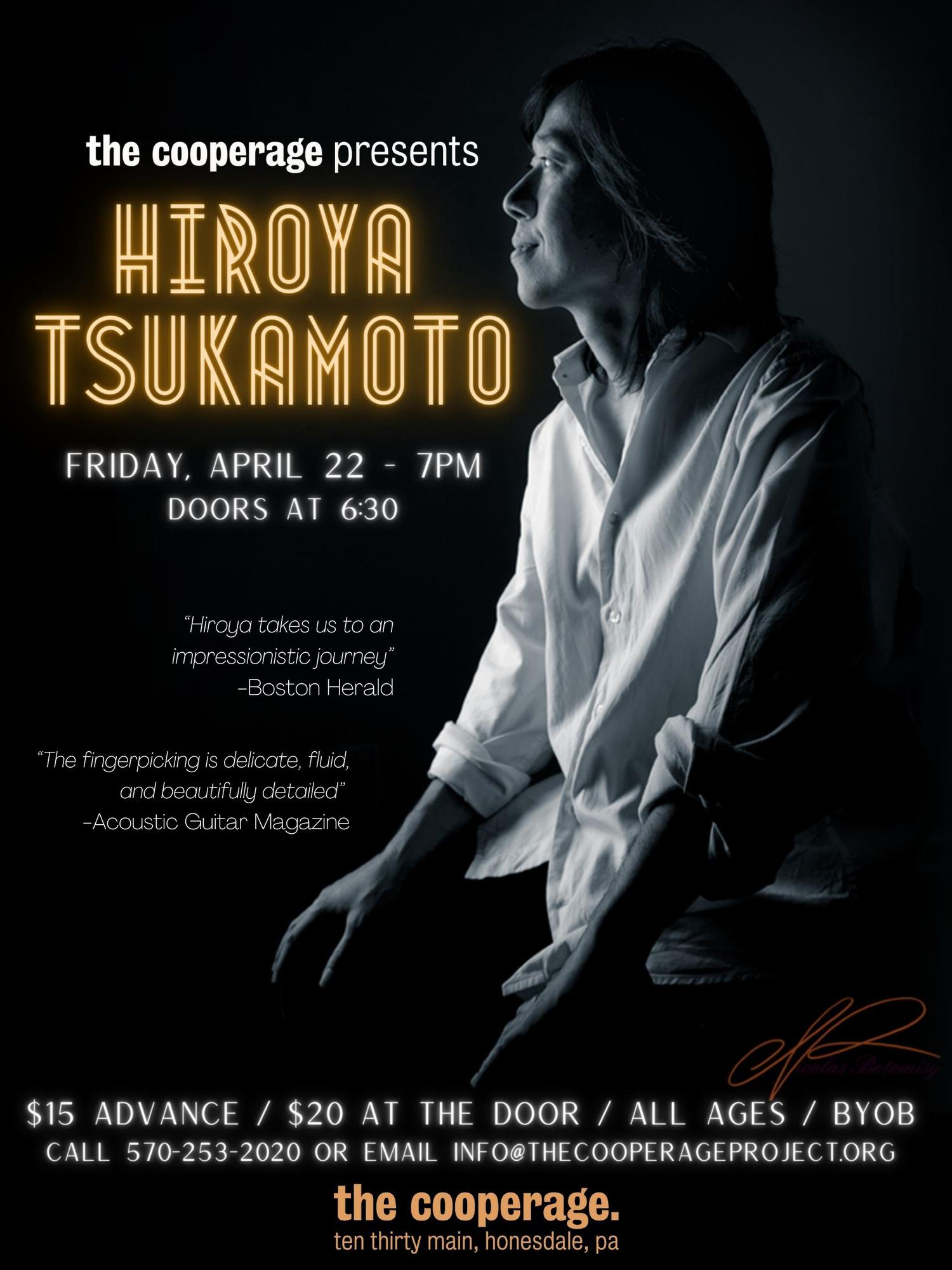 Hiroya Hiroya Tsukamoto (Guitarist / Composer / Storyteller) - The Cooperage ...