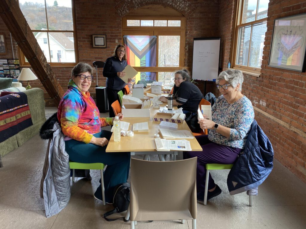 Margaret, Lucille, Heather and Pennell